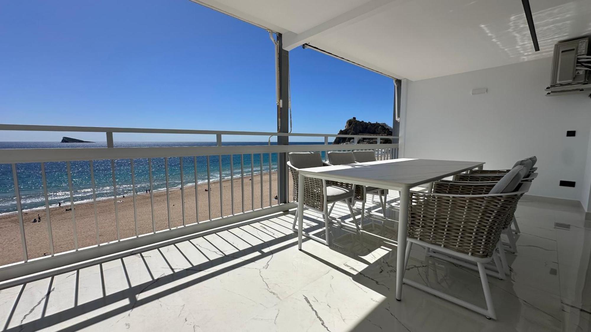 Esmeralda, Benidorm Beachfront Poniente, 1St Line Frontal Seaview, Ocean Terrace Exteriér fotografie